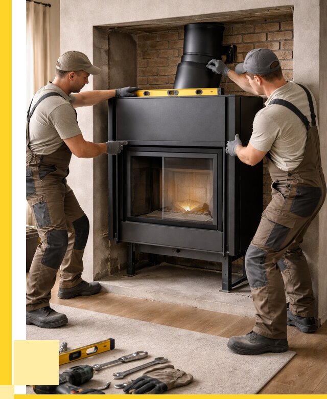 Установка каминных топок в Дубне под ключ от 18376 р. | ЭриданДбн