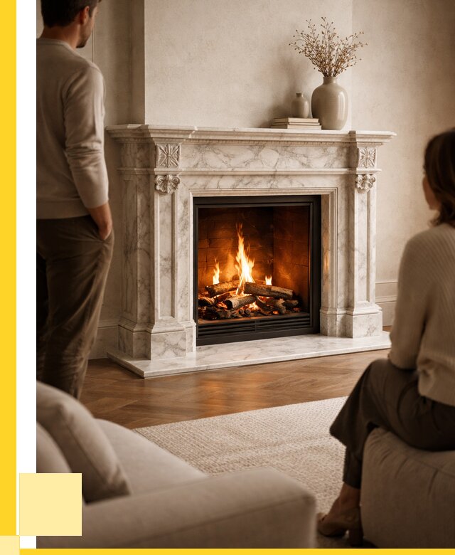 Мраморные камины под ключ в Дубне от 255225 р. | ЭриданДбн