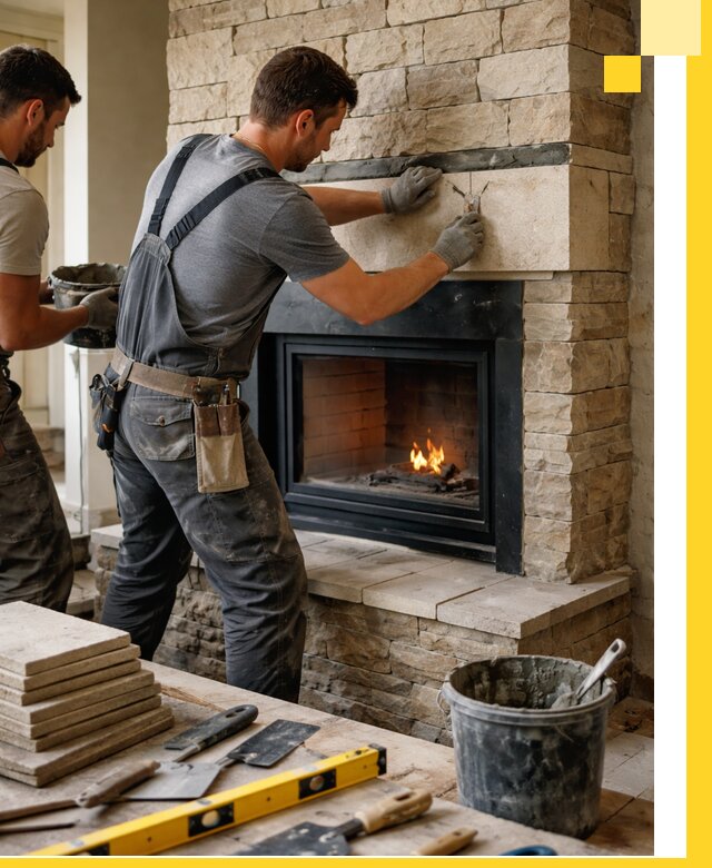 Проектирование и установка открытых каминов в Дубне