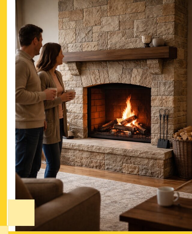 Каменные камины на заказ в Дубне от 183762 р. | ЭриданДбн