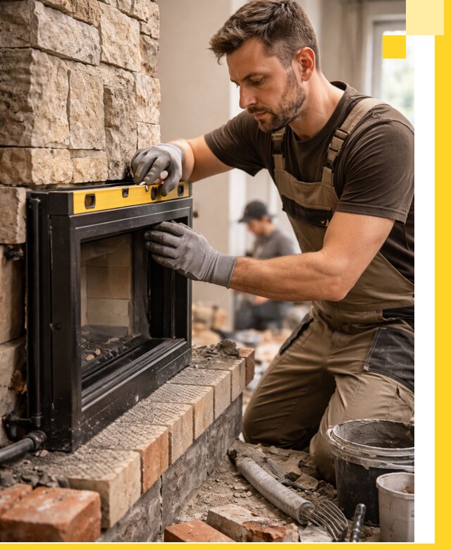 Дровяные камины под ключ в Дубне: монтаж, обустройство