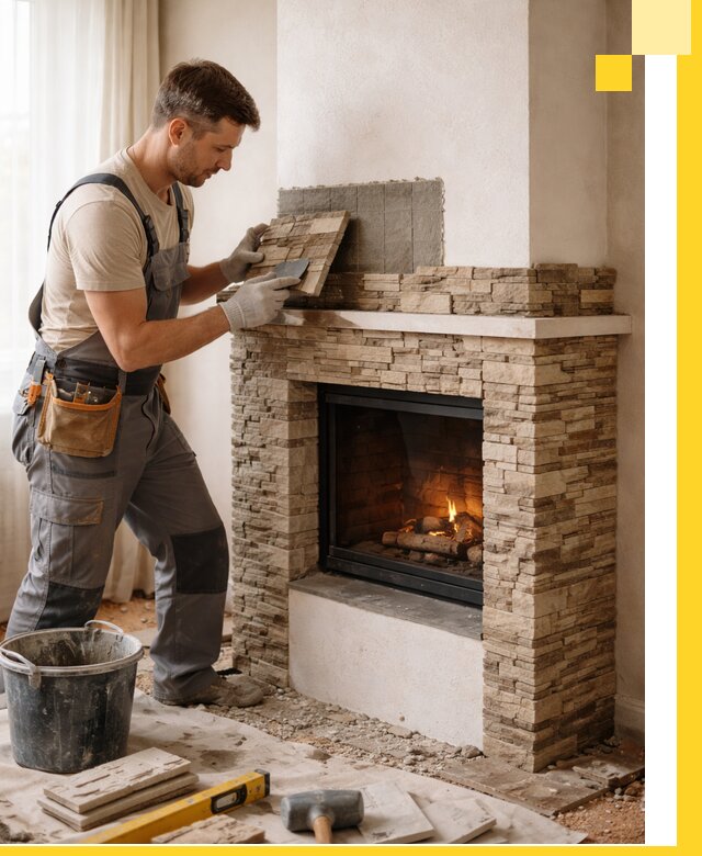 Изготовление и монтаж каминов для дома под ключ в Дубне