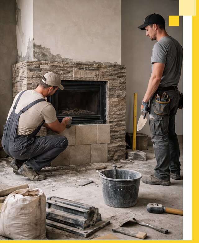 Камины под ключ в Дубне: проект, изготовление и монтаж