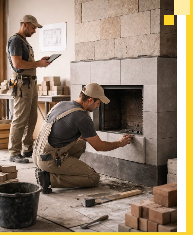 Индивидуальные проекты каминов и каминных систем в Дубне