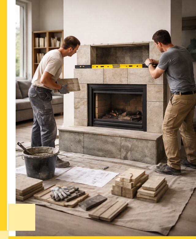 Монтаж каминов и установка в Дубне от 45941 р. | ЭриданДбн