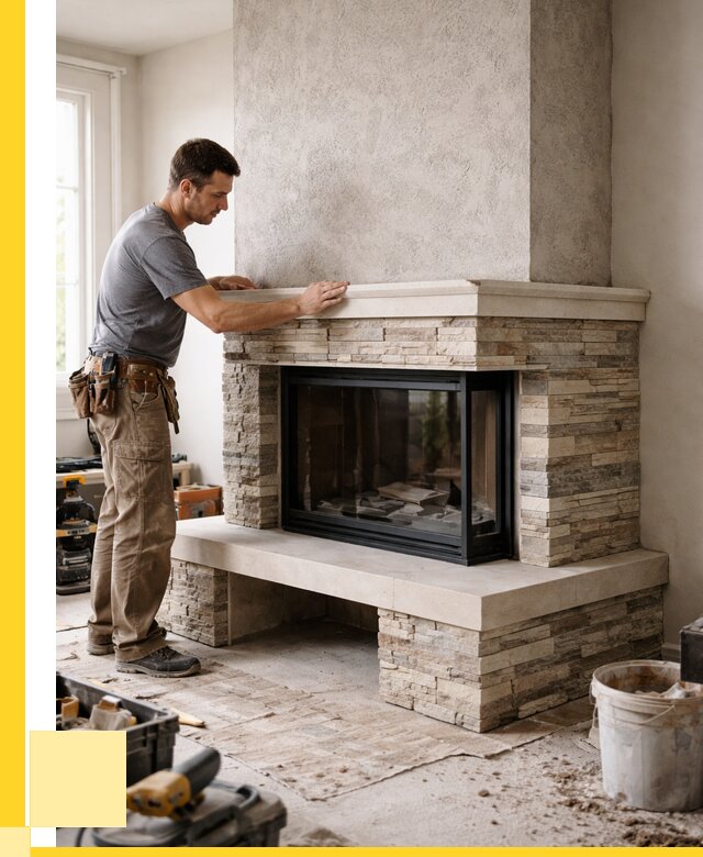 Изготовление каминов под ключ в Дубне от 153135 р. | ЭриданДбн