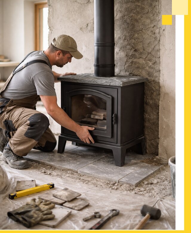 Профессиональный монтаж печей и каминов в Дубне под ключ