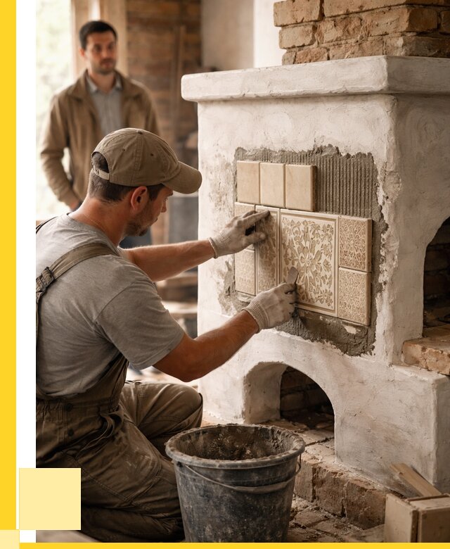 Отделка печей и банных печей в Дубне от 35732 р. | ЭриданДбн