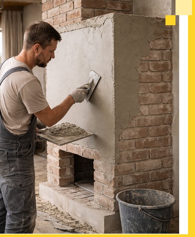 Отделка печей и облицовка каминов в Дубне под ключ