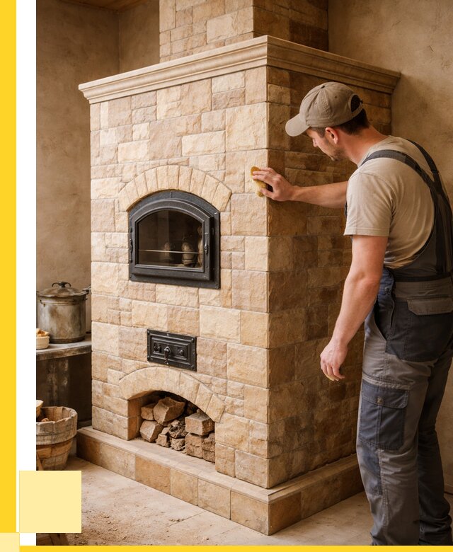 Облицовка печей в Дубне от 4594 р. под ключ | ЭриданДбн