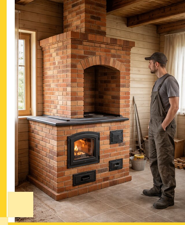Кирпичные печи в Дубне: купить от 153135 р. | ЭриданДбн