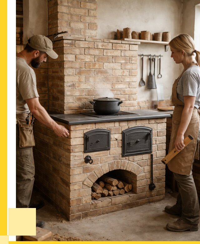 Варочно отопительные печи в Дубне от 91881 р. | ЭриданДбн