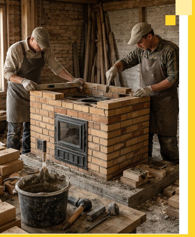 Изготовление и установка варочных печей под ключ в Дубне