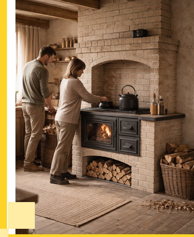 Печи с плитой в Дубне от 45941 р. | ЭриданДбн — кирпичная печь