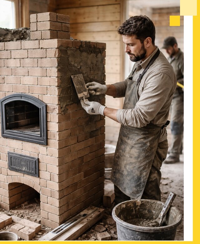 Изготовление и установка печей-шведок под ключ в Дубне