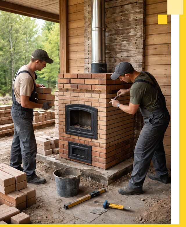 Производство и установка дачных печей под ключ в Дубне