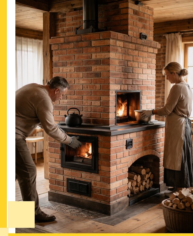 Печи для загородного дома под ключ в Дубне от 81672 р. | ЭриданДбн