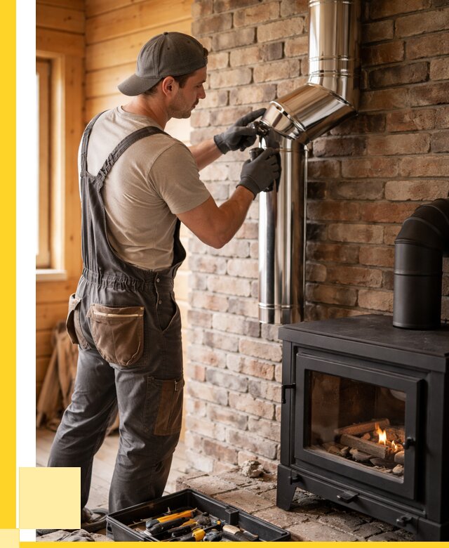 Монтаж дымоходов для печей в Дубне от 7657 р. | ЭриданДбн