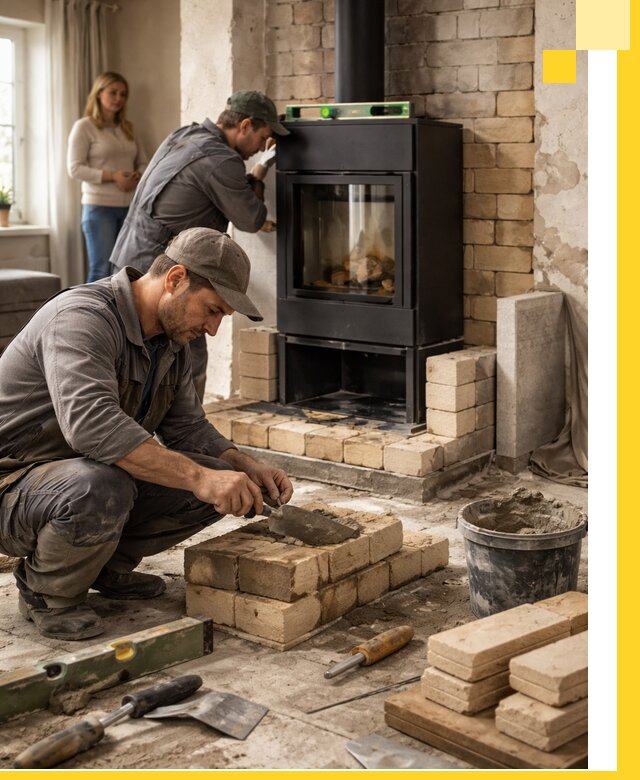 Печи и камины под ключ: проект, установка в Дубне