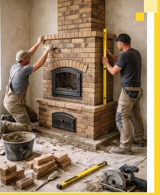 Продажа и установка печей и каминов для дома под ключ в Дубне