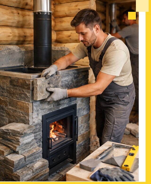 Печи для бани под ключ в Дубне: изготовление и монтаж