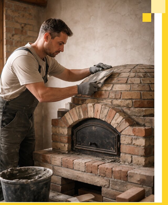 Изготовление и монтаж помпейских печей на заказ в Дубне