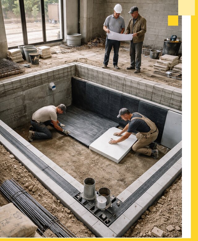 Проекты частных и общественных бассейнов под ключ в Дубне