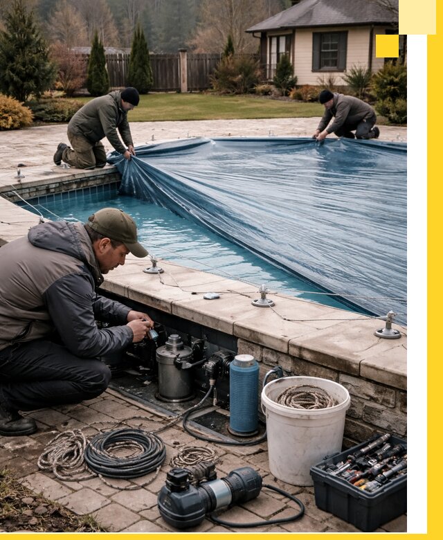 Консервация бассейнов в Дубне: подготовка к длительному хранению