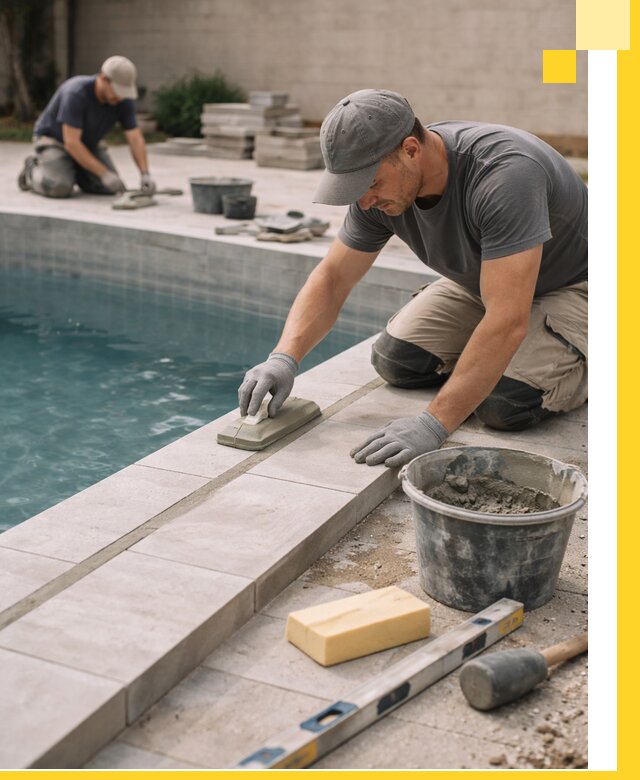 Отделка бассейнов в Дубне: декоративная отделка и гидроизоляция