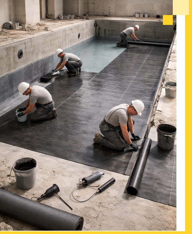 Профессиональная гидроизоляция бассейнов и чаш в Дубне под ключ