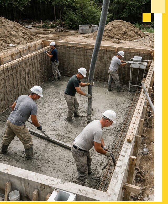 Строительство бетонных бассейнов под ключ в Дубне