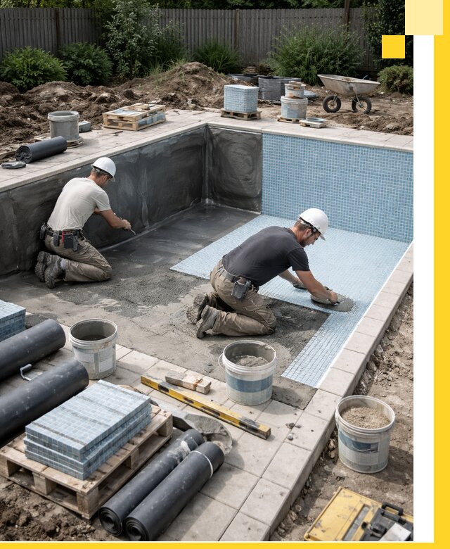 Проектирование и строительство стационарных бассейнов в Дубне