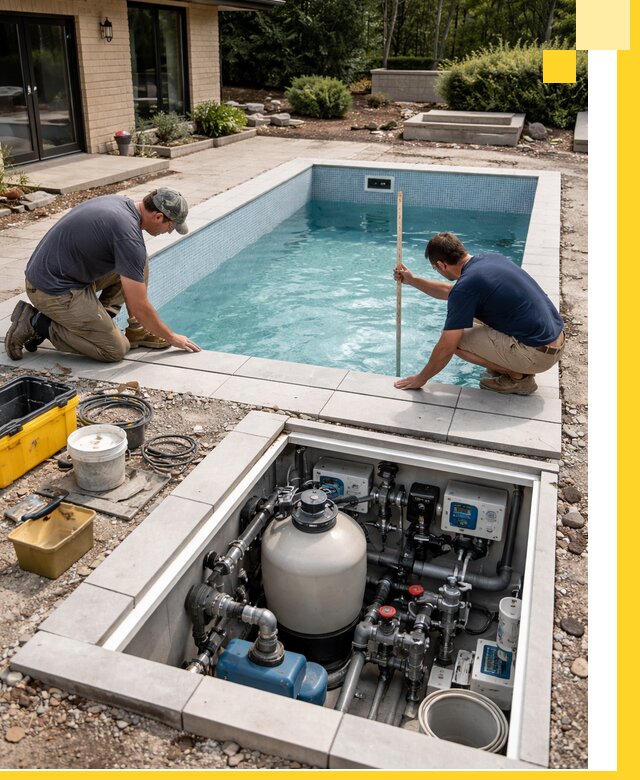 Строительство качественных домашних бассейнов под ключ в Дубне