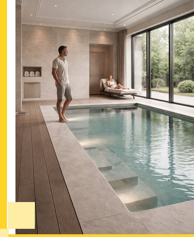 Бассейны в коттедже под ключ в Дубне от 1225080 р. | ЭриданДбн