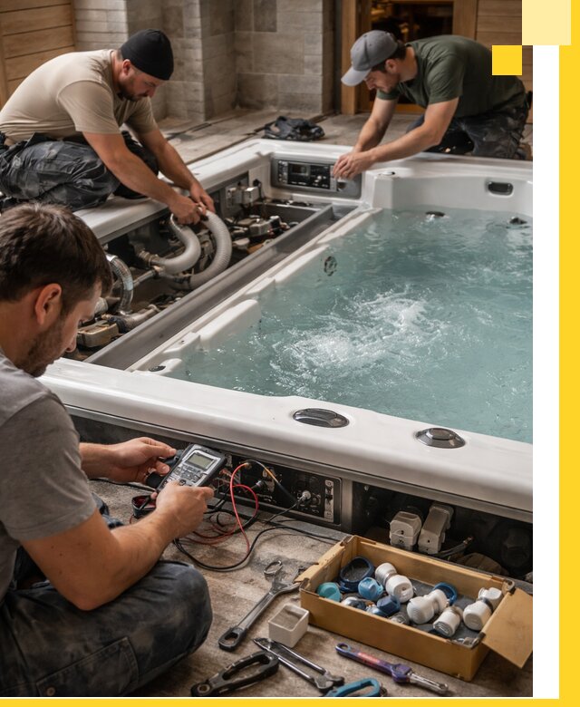 Гидромассажные бассейны под ключ в Дубне, дизайн и монтаж