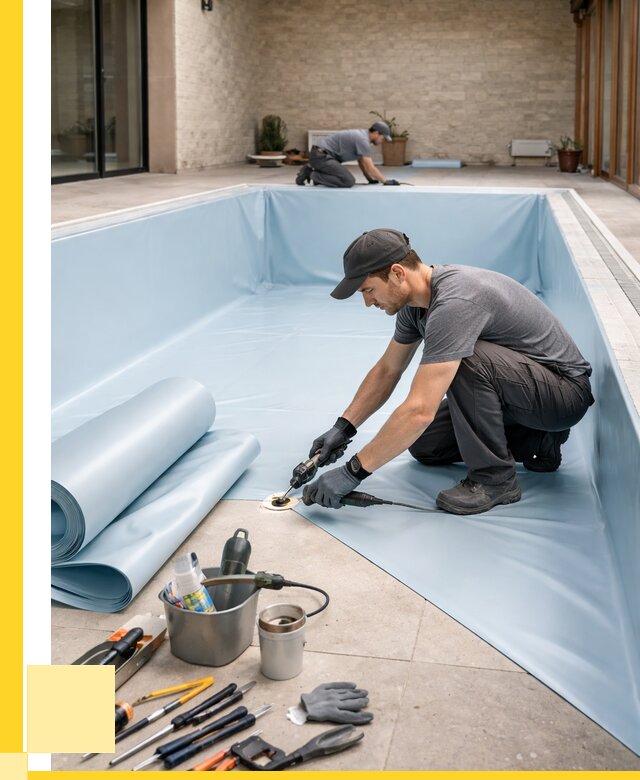 Пленка ПВХ для бассейнов в Дубне от 2552 р. | ЭриданДбн