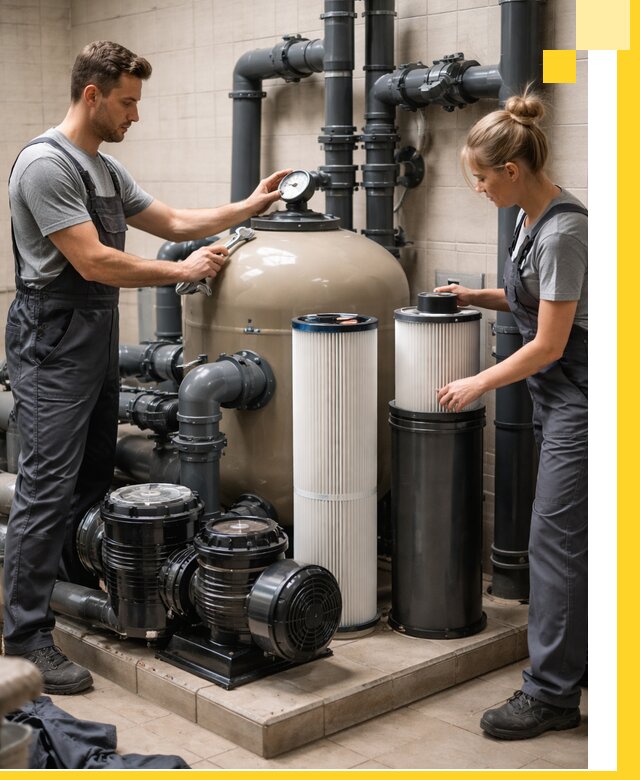 Фильтры и системы фильтрации для бассейнов в Дубне