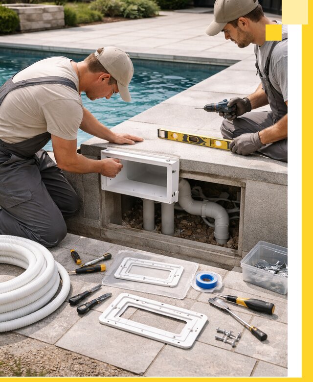 Поставка и установка скиммеров для бассейнов в Дубне