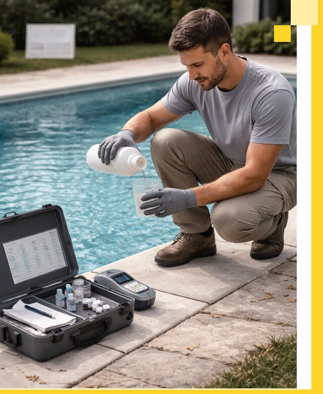 Профессиональная дезинфекция воды в бассейне в Дубне