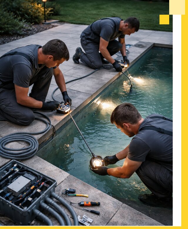 Профессиональное освещение бассейнов в Дубне: дизайн и монтаж