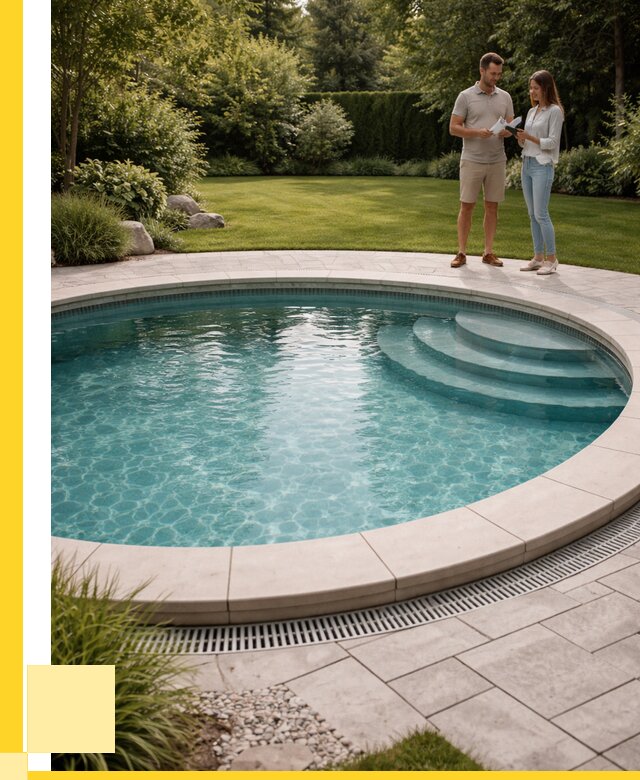 Круглые каркасные бассейны купить в Дубне от 255225 р. | ЭриданДбн