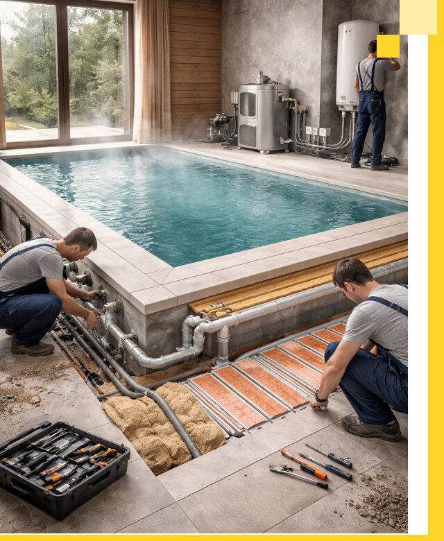 Проектирование и строительство тёплых бассейнов в Дубне