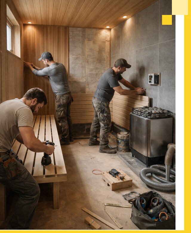 Сауны под ключ в Дубне, проектирование, строительство, отделка
