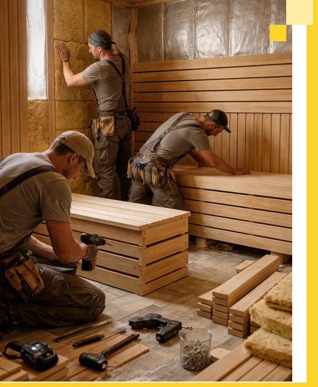 Профессиональное строительство саун под ключ в Дубне