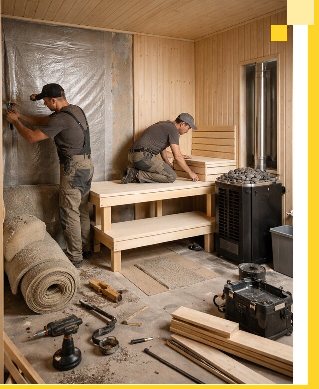 Проекты саун под ключ в Дубне дизайн и строительство