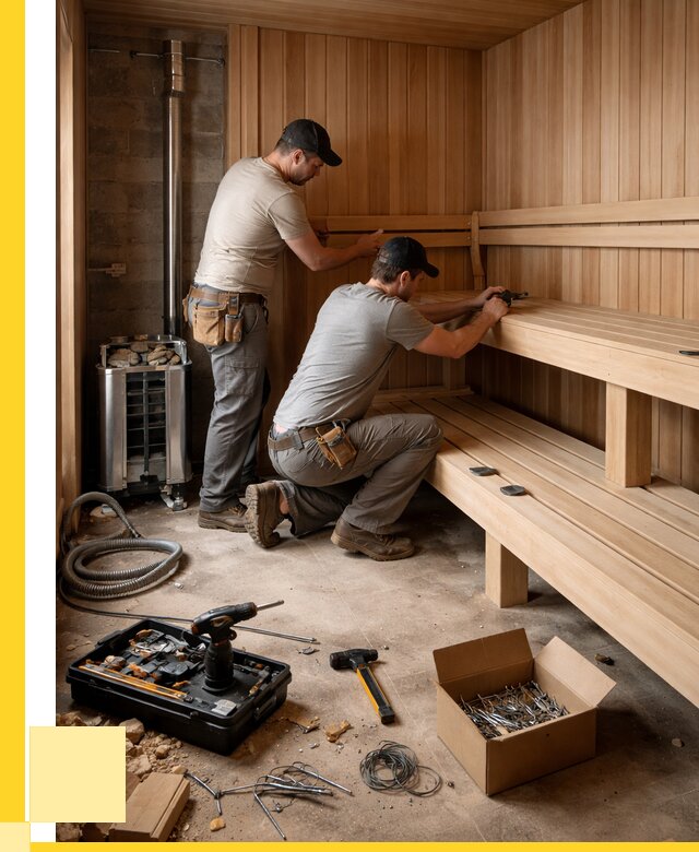 Монтаж саун под ключ в Дубне от 122508 р. | ЭриданДбн
