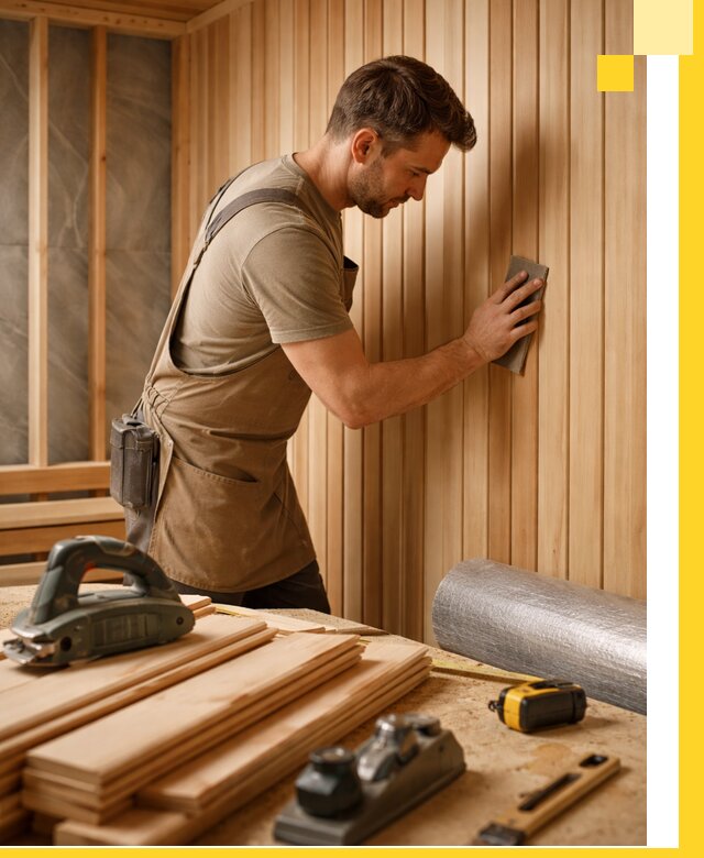 Профессиональная отделка саун и парных под ключ в Дубне