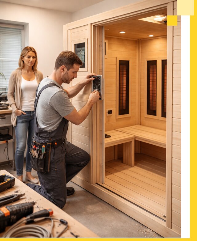 Инфракрасные сауны под ключ в Дубне продажа и установка