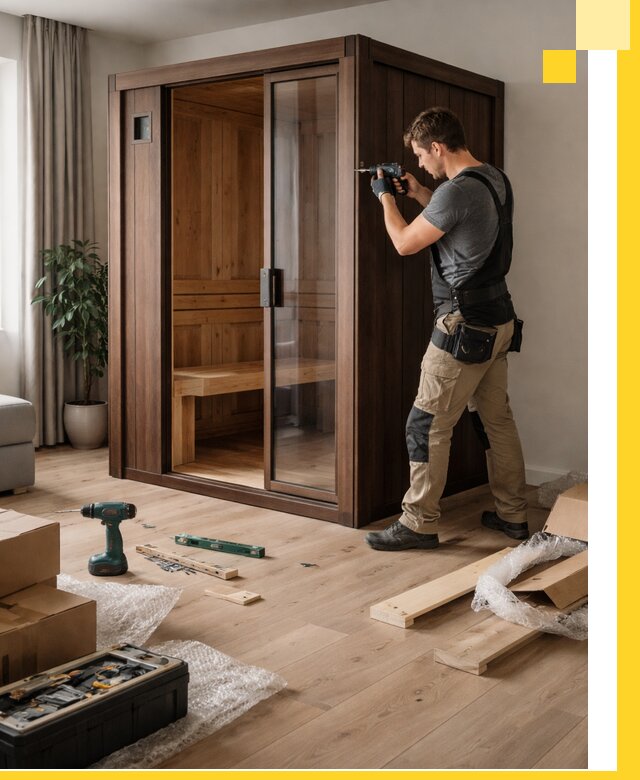 Установка и производство мини саун под ключ в Дубне