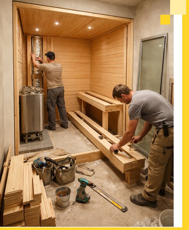 Проектирование и установка домашних саун под ключ в Дубне